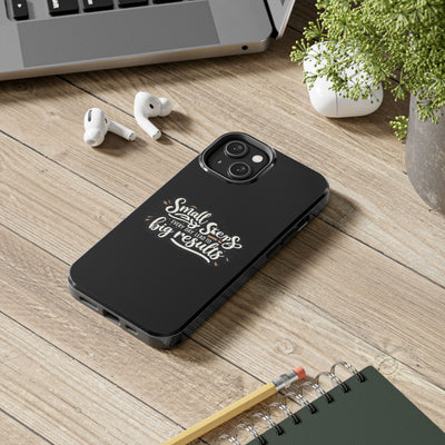 Motivational Tough Phone Case - 'Small Steps, Every Day Leads to Big Results'