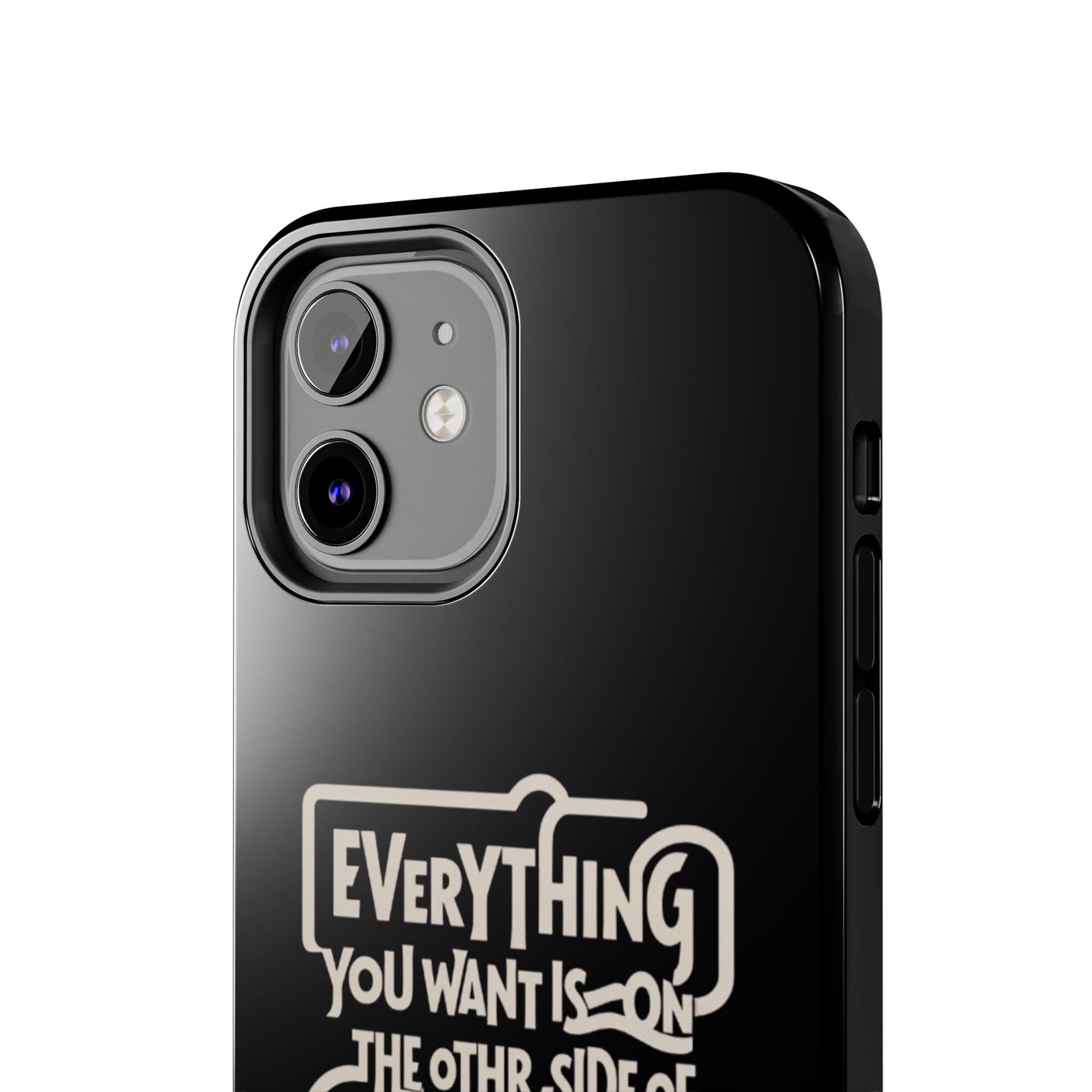 Motivational Tough Phone Case - "Everything You Want is on the Other Side of Consistency"