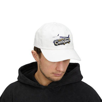 Confidence Embroidered Classic Dad Cap - Stylish and Casual Headwear