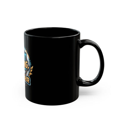 Empowering Black Mug - "Start Strong, Finish Stronger" - Perfect for Motivation and Gifting