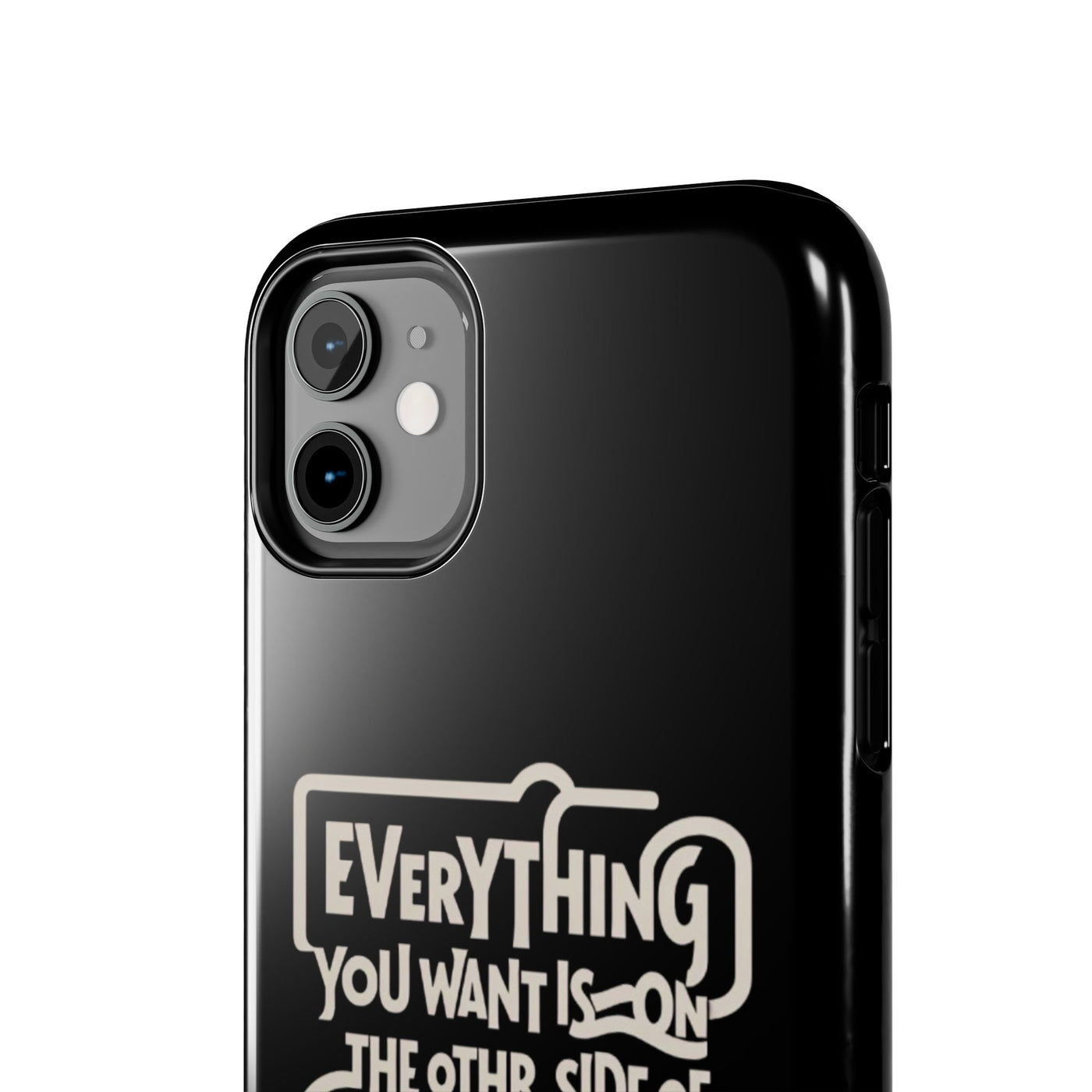 Motivational Tough Phone Case - "Everything You Want is on the Other Side of Consistency"