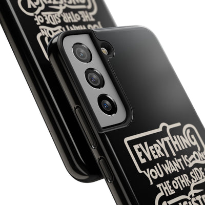 Motivational Tough Phone Case - "Everything You Want is on the Other Side of Consistency"