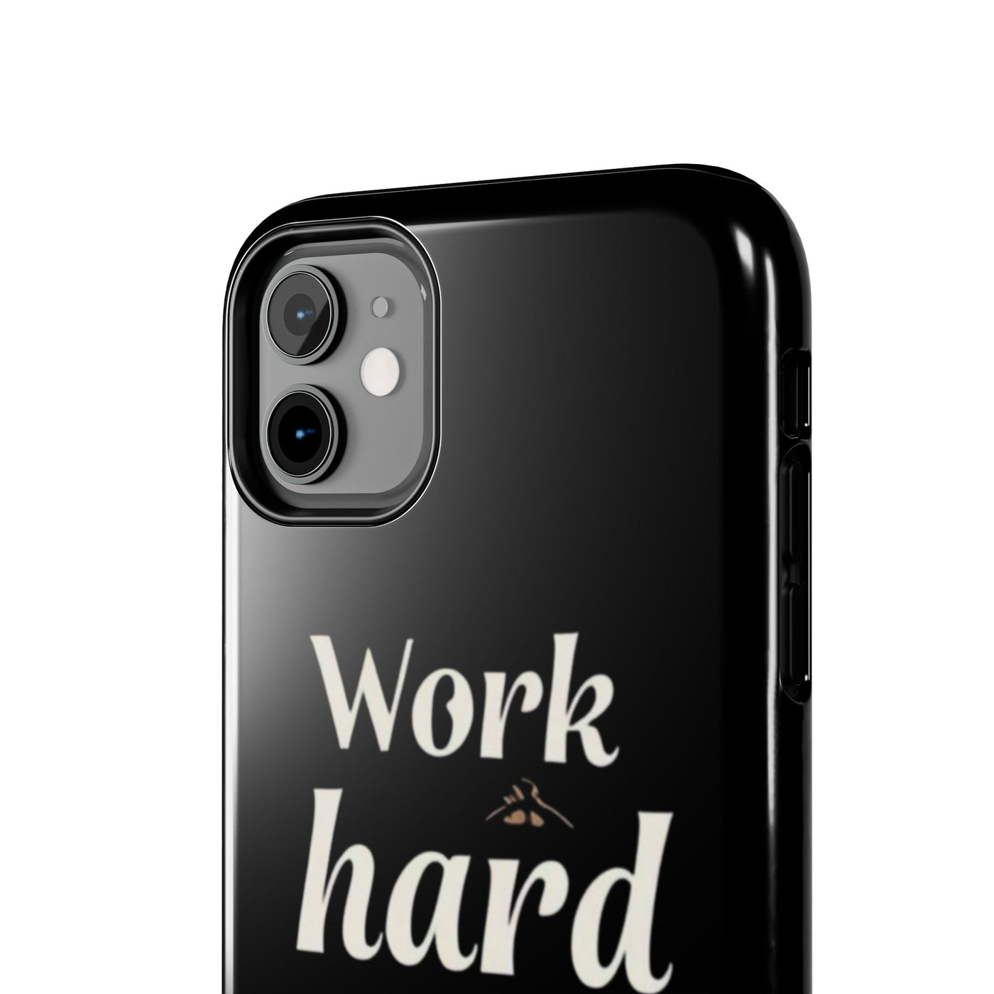 Inspirational Tough Phone Case - "Work Hard in Silence, Let Success Make the Noise"