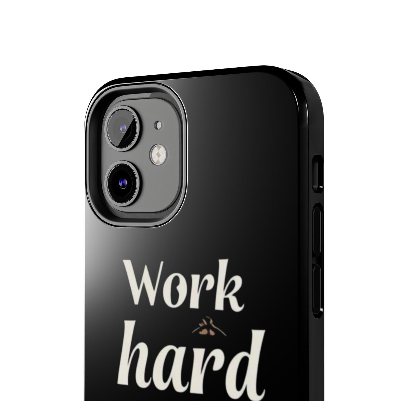 Inspirational Tough Phone Case - "Work Hard in Silence, Let Success Make the Noise"