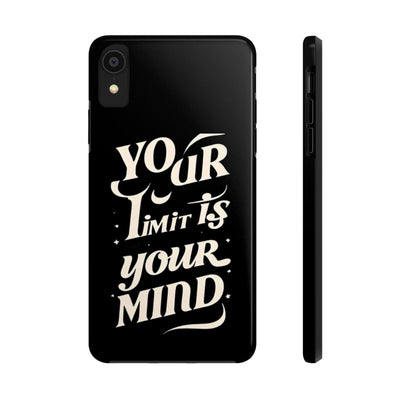 Inspirational Tough Phone Case - 'Your Limit Is Your Mind'