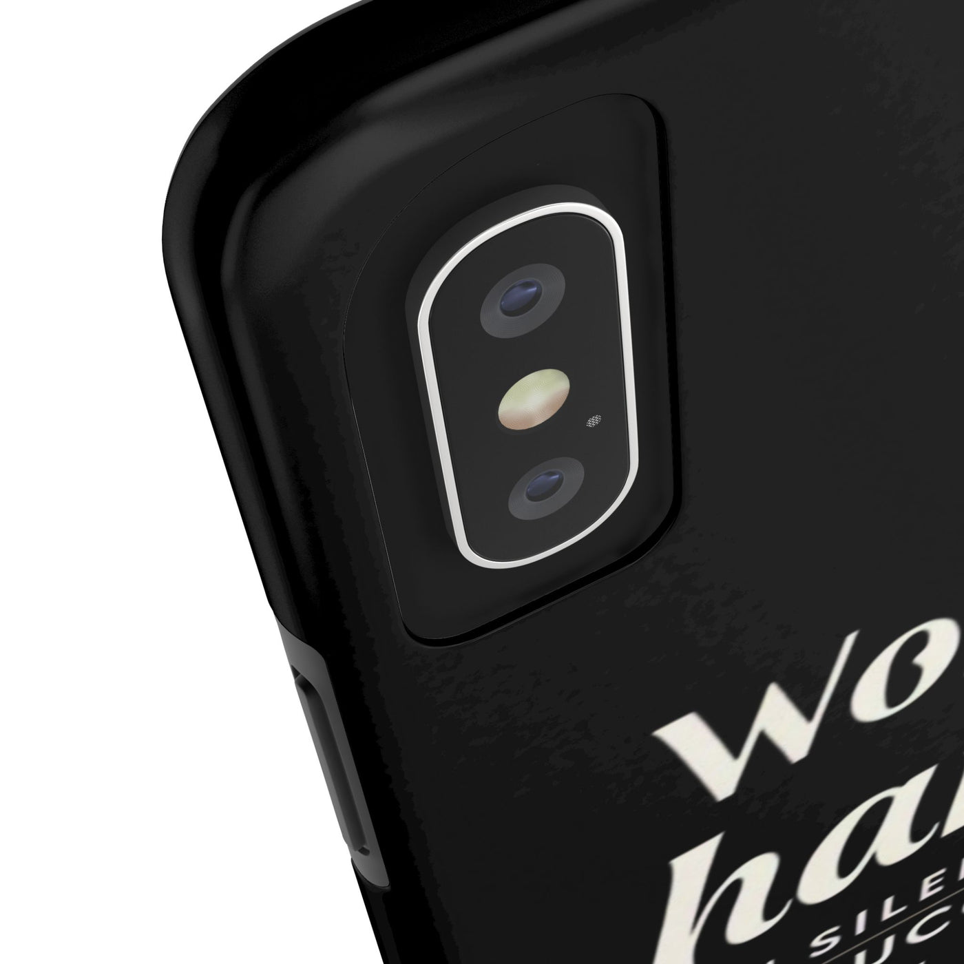 Inspirational Tough Phone Case - "Work Hard in Silence, Let Success Make the Noise"