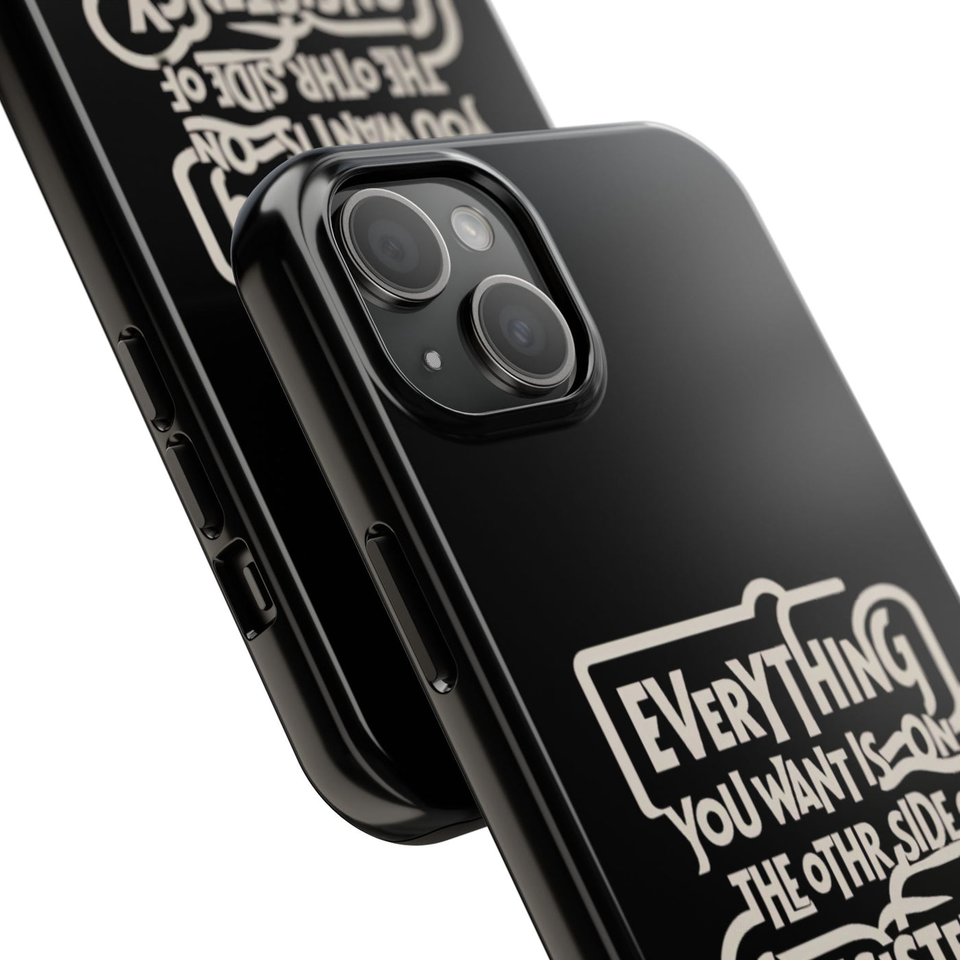 Motivational Tough Phone Case - "Everything You Want is on the Other Side of Consistency"