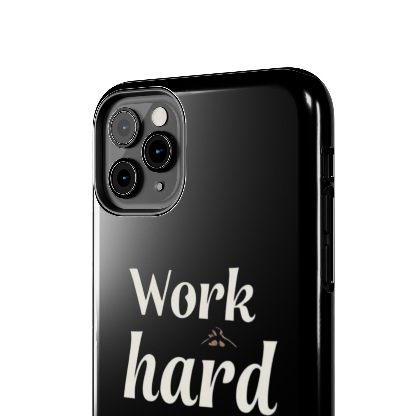 Inspirational Tough Phone Case - "Work Hard in Silence, Let Success Make the Noise"