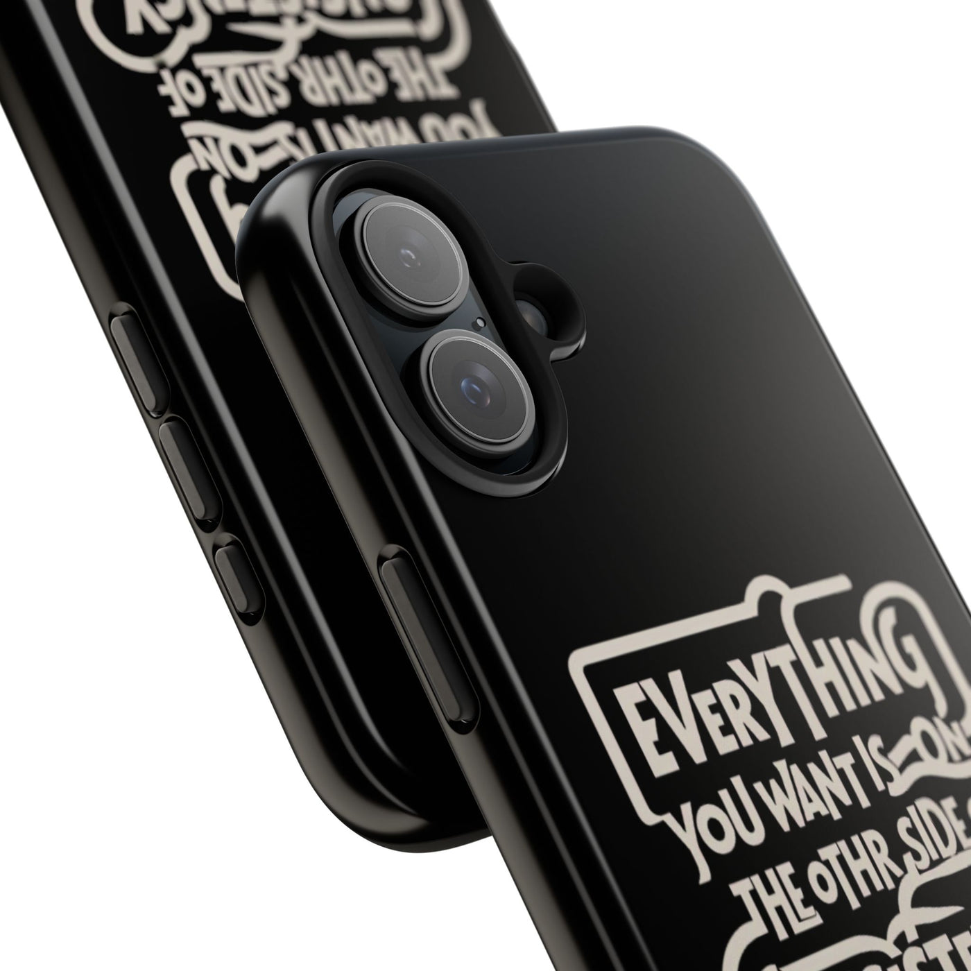 Motivational Tough Phone Case - "Everything You Want is on the Other Side of Consistency"