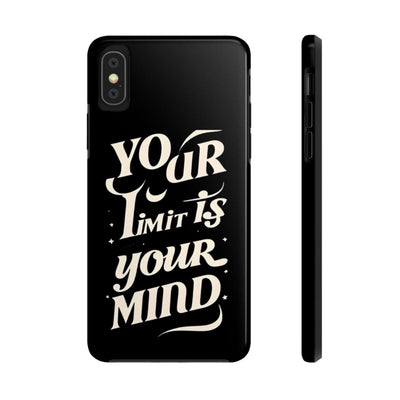 Inspirational Tough Phone Case - 'Your Limit Is Your Mind'