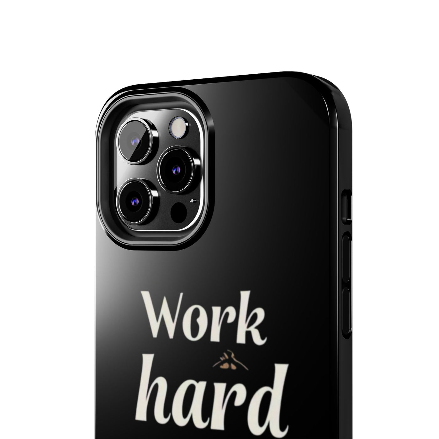 Inspirational Tough Phone Case - "Work Hard in Silence, Let Success Make the Noise"