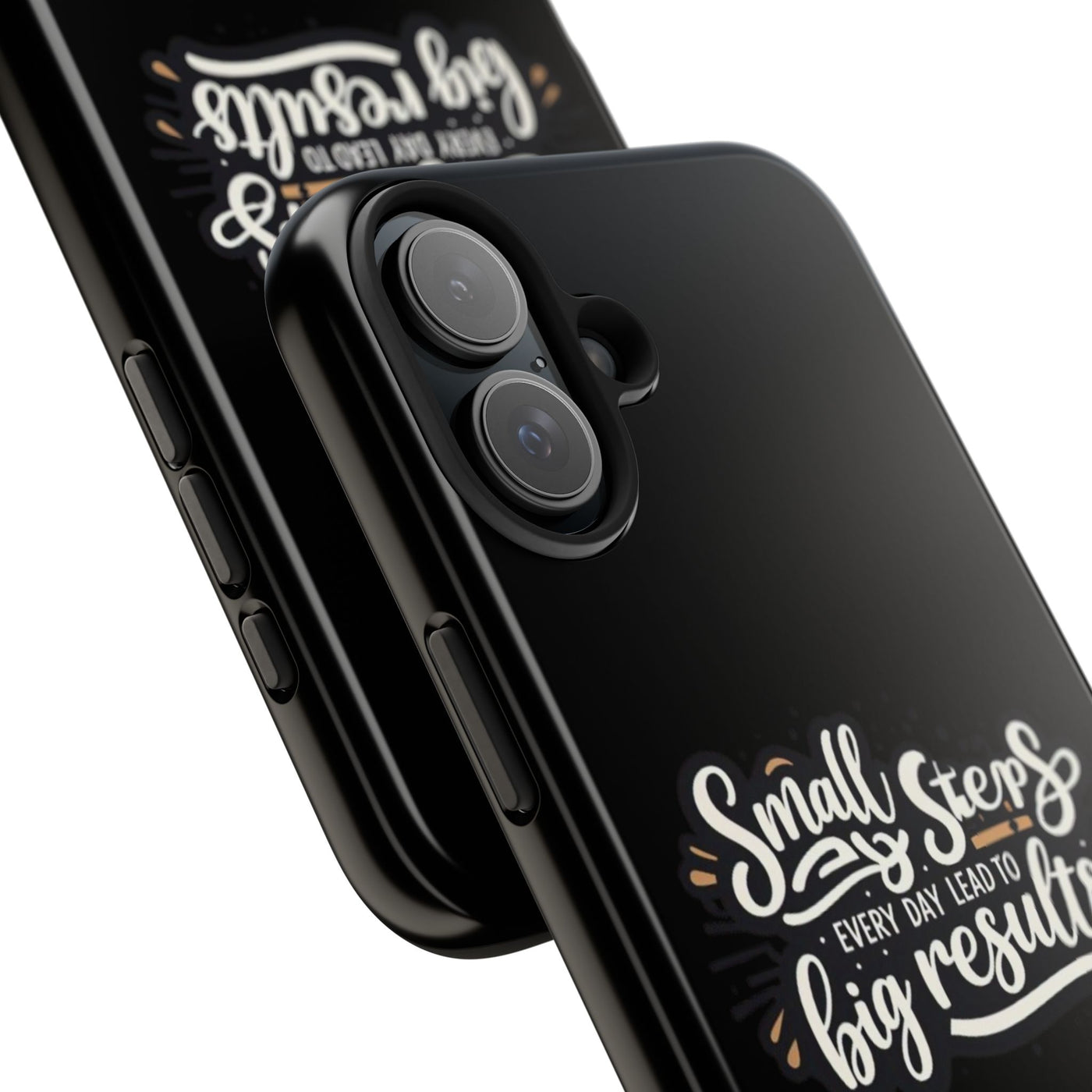 Motivational Tough Phone Case - 'Small Steps, Every Day Leads to Big Results'