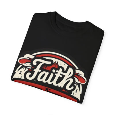 Faith Over Fear Unisex Garment-Dyed T-Shirt - Inspirational Graphic Tee for Everyday Wear