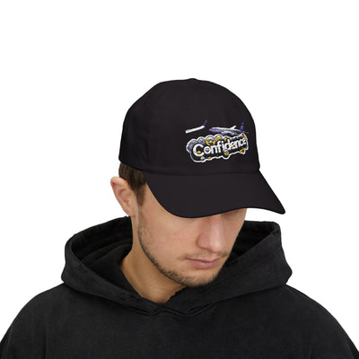 Confidence Embroidered Classic Dad Cap - Stylish and Casual Headwear