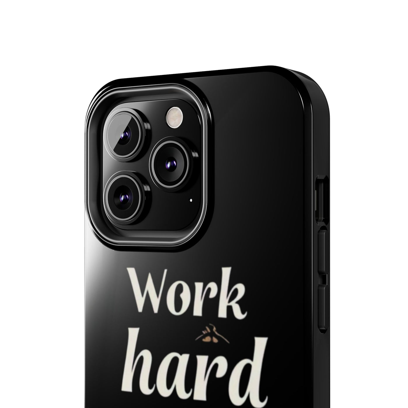 Inspirational Tough Phone Case - "Work Hard in Silence, Let Success Make the Noise"