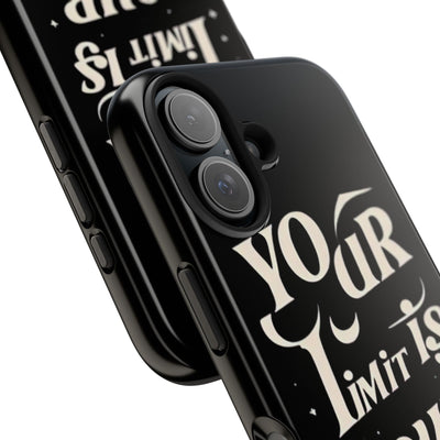 Inspirational Tough Phone Case - 'Your Limit Is Your Mind'