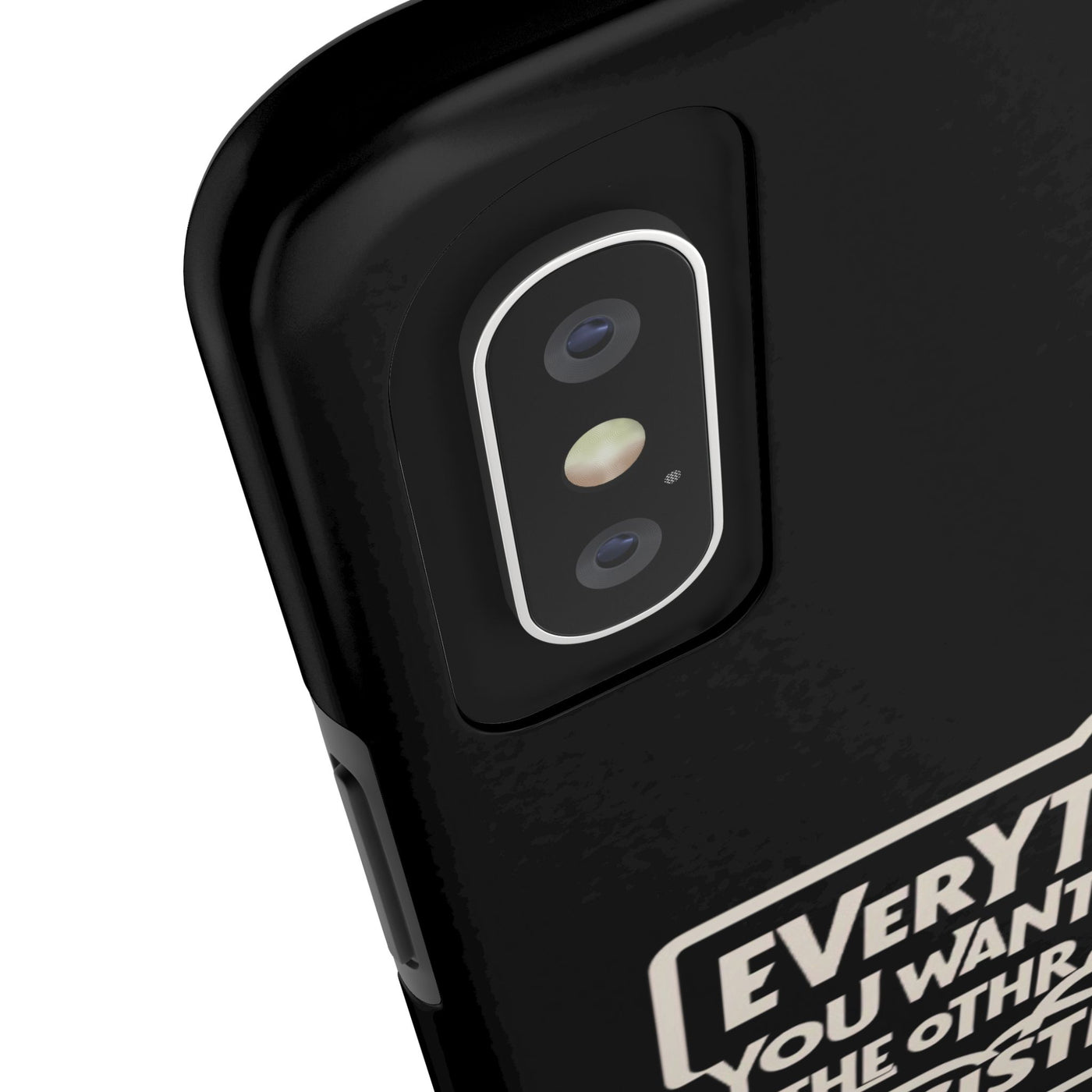 Motivational Tough Phone Case - "Everything You Want is on the Other Side of Consistency"