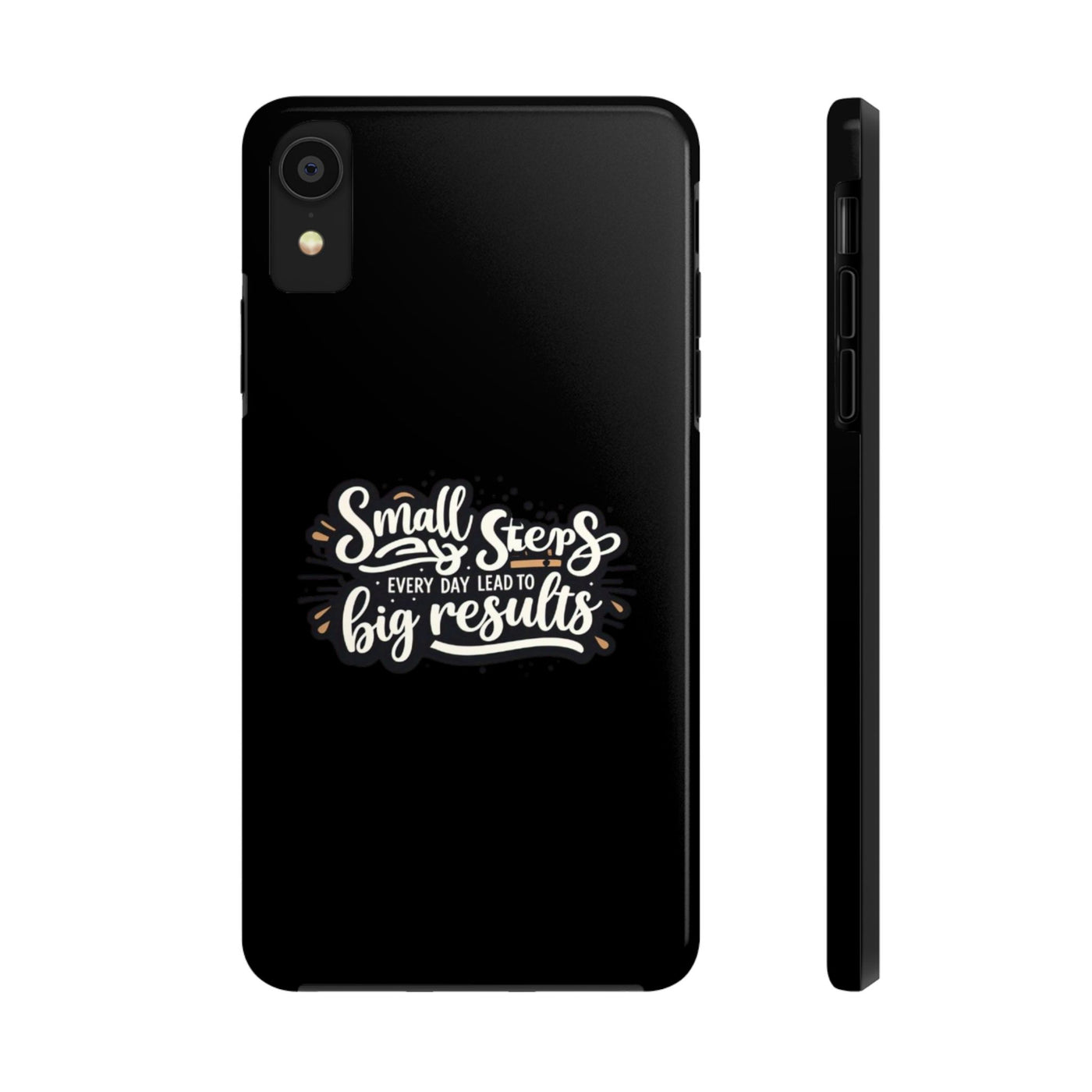 Motivational Tough Phone Case - 'Small Steps, Every Day Leads to Big Results'