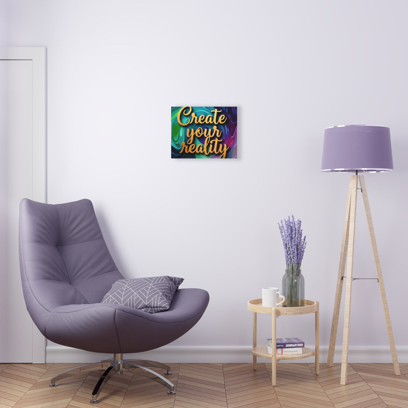 Inspirational Acrylic Print - "Create Your Reality" Art Decor