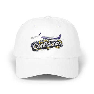 Confidence Embroidered Classic Dad Cap - Stylish and Casual Headwear