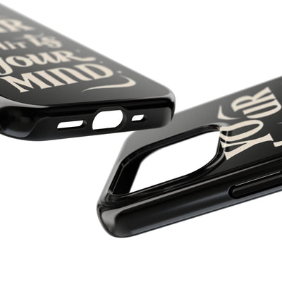 Inspirational Tough Phone Case - 'Your Limit Is Your Mind'