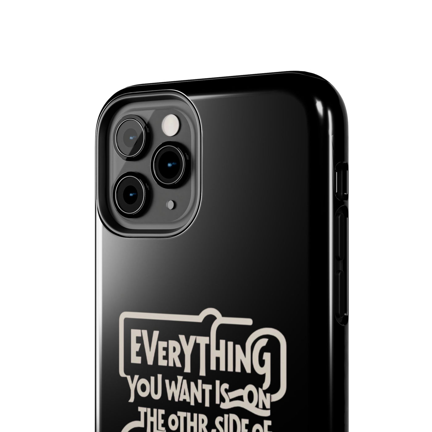 Motivational Tough Phone Case - "Everything You Want is on the Other Side of Consistency"