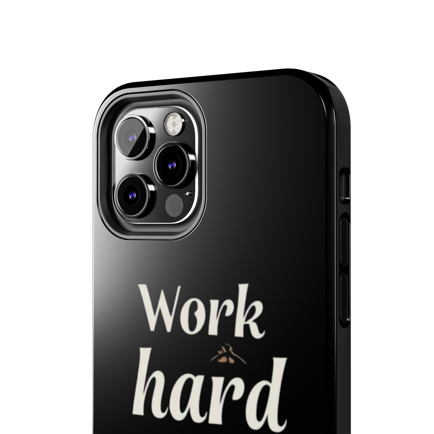 Inspirational Tough Phone Case - "Work Hard in Silence, Let Success Make the Noise"