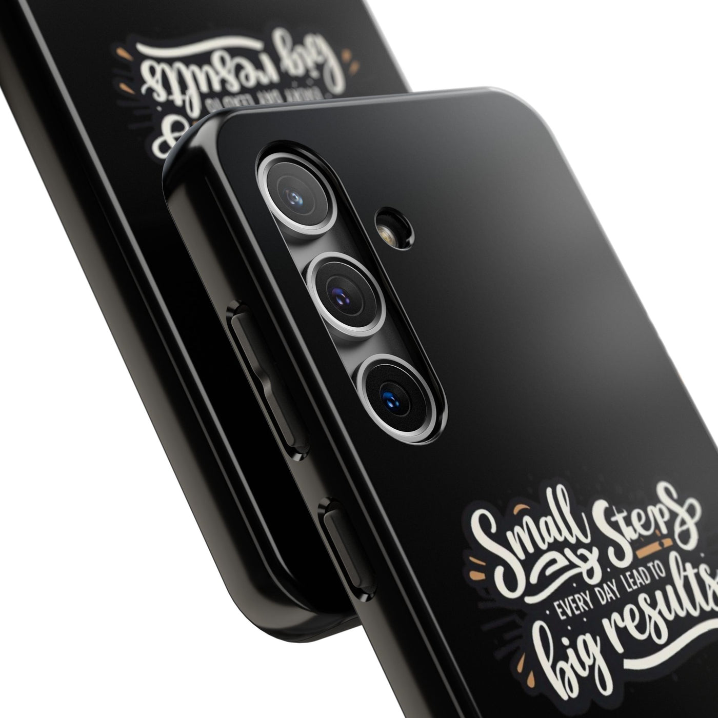 Motivational Tough Phone Case - 'Small Steps, Every Day Leads to Big Results'